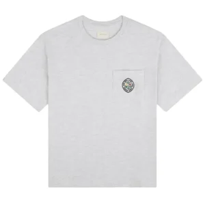 Aimé Leon Dore Botanical Crest Pocket Silver Mix Tee