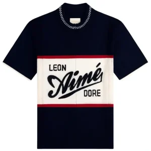 Aimé Leon Dore Merino Wool Cycling Navy Blazer Jersey