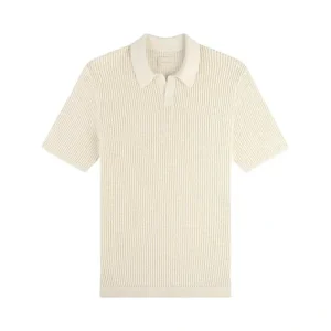 Aimé Leon Dore Mesh Knit Coconut Milk Polo