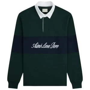Aimé Leon Dore Script Paneled Pine Grove Rugby
