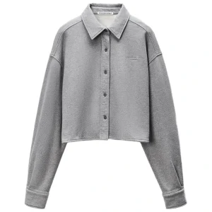 Alexander Wang Cropped Button Down Shirt