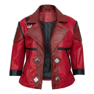 Arcane 4 Violet Red Leather Jacket
