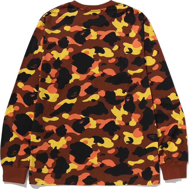 BAPE 1ST Orange Camo One Point Tee BAPE 1ST Orange Camo One Point Tee <p><strong>BAPE 1ST Orange Camo One Point Tee</strong> delivers a casual statement t-shirt look for streetwear outfits, relaxed days, travel, and everyday wear. Its distinctive design offers easy outfit pairing, versatile styling, and standout graphic appeal, making it a strong choice for personal wardrobes, collections, or gifting.</p>