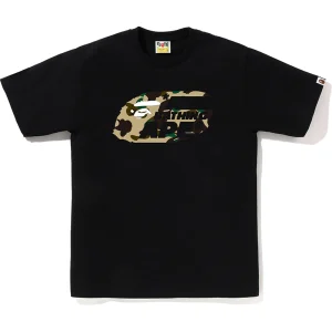 BAPE 1st Camo Moving Ape Head Tee