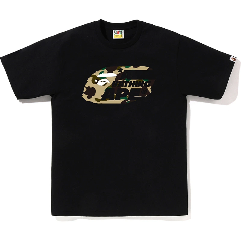 BAPE 1st Camo Moving Ape Head Tee BAPE 1st Camo Moving Ape Head Tee <p><strong>BAPE 1st Camo Moving Ape Head Tee</strong> delivers a casual statement t-shirt look for streetwear outfits, relaxed days, travel, and everyday wear. Its distinctive design offers easy outfit pairing, versatile styling, and standout graphic appeal, making it a strong choice for personal wardrobes, collections, or gifting.</p>