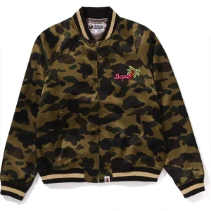 BAPE 1st Camo Neon Ape Head Souvenir Jacket