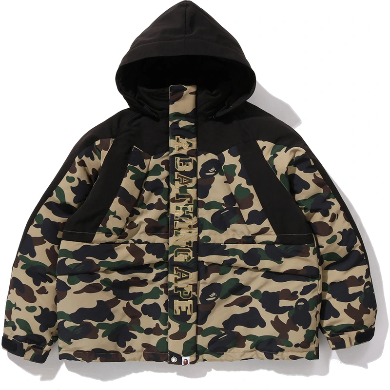 BAPE 1st Camo Snowboard Down Jacket 1 BAPE 1st Camo Snowboard Down Jacket <p><strong>BAPE 1st Camo Snowboard Down Jacket</strong> delivers a statement jacket look for casual outfits, travel, events, and seasonal layering. Its distinctive design offers easy layering, versatile outfit pairing, and strong visual appeal, making it a strong choice for personal wardrobes, collections, or gifting.</p>