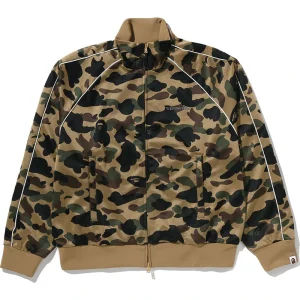 BAPE 1st Yellow Camo Logo Relaxed Fit Track Jacket