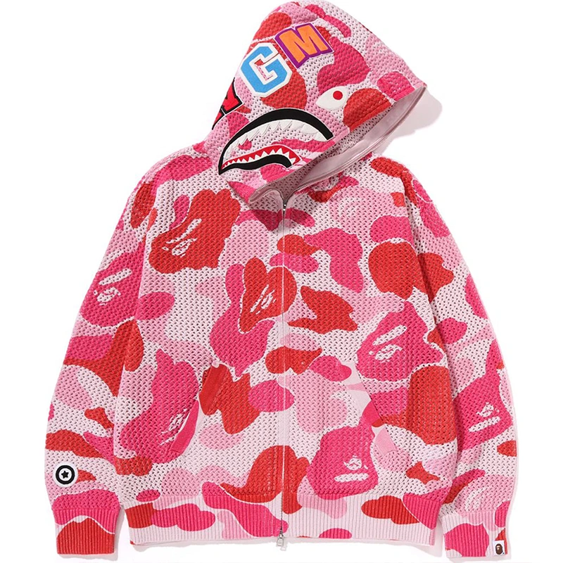 BAPE ABC Camo Pink Crochet Relaxed Fit Shark Full Zip Hoodie 2 BAPE ABC Camo Pink Crochet Relaxed Fit Shark Full Zip Hoodie <p><strong>BAPE ABC Camo Pink Crochet Relaxed Fit Shark Full Zip Hoodie</strong> delivers a versatile zip-front zip hoodie look for casual outfits, travel, quick layering, and relaxed streetwear looks. Its distinctive design offers easy on-and-off wear, flexible layering, and standout casual style, making it a strong choice for personal wardrobes, collections, or gifting.</p>