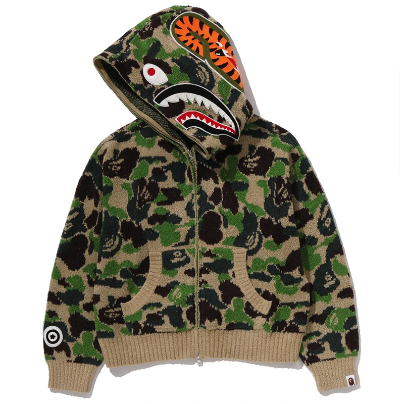 BAPE ABC Camo Towel Jacquard Shark Cropped Full Zip Hoodie 2 BAPE ABC Camo Towel Jacquard Shark Cropped Full Zip Hoodie <p><strong>BAPE ABC Camo Towel Jacquard Shark Cropped Full Zip Hoodie</strong> delivers a versatile zip-front zip hoodie look for casual outfits, travel, quick layering, and relaxed streetwear looks. Its distinctive design offers easy on-and-off wear, flexible layering, and standout casual style, making it a strong choice for personal wardrobes, collections, or gifting.</p>