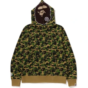 BAPE ABC Green Camo 2nd Ape Pullover Hoodie