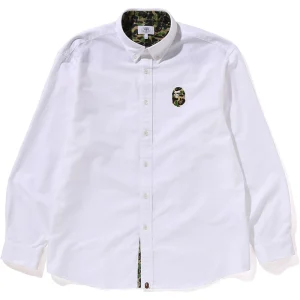 BAPE ABC White Camo One Point Relaxed Fit Shirt