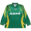 Areena Design <p><strong>BAPE Screen Camo Multi Logo Baseball Shirt</strong> delivers a versatile shirt look for casual outfits, smart-casual looks, travel, and everyday styling. Its distinctive design offers easy outfit coordination, flexible wear, and distinctive visual appeal, making it a strong choice for personal wardrobes, collections, or gifting.</p> BAPE Ape Flame Monogram Jacquard Logo Relaxed Fit Football Jersey <p><strong>BAPE Screen Camo Multi Logo Baseball Shirt</strong> delivers a versatile shirt look for casual outfits, smart-casual looks, travel, and everyday styling. Its distinctive design offers easy outfit coordination, flexible wear, and distinctive visual appeal, making it a strong choice for personal wardrobes, collections, or gifting.</p>