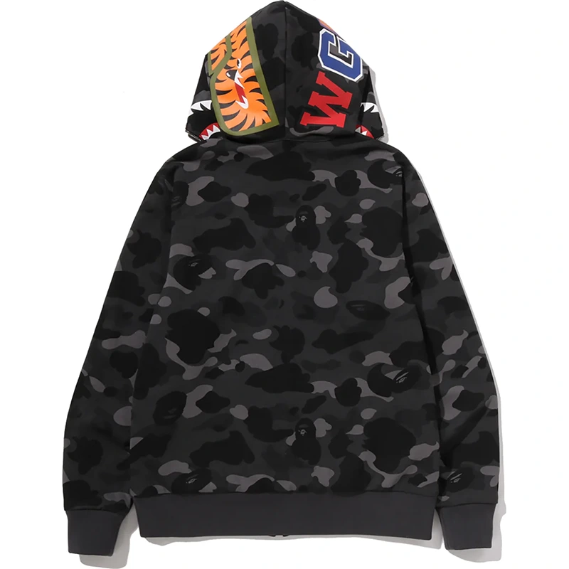 BAPE Color Camo Reversible Shark Full Zip Hoodie 3 BAPE Color Camo Reversible Shark Full Zip Hoodie <p><strong>BAPE Color Camo Reversible Shark Full Zip Hoodie</strong> delivers a versatile zip-front zip hoodie look for casual outfits, travel, quick layering, and relaxed streetwear looks. Its distinctive design offers easy on-and-off wear, flexible layering, and standout casual style, making it a strong choice for personal wardrobes, collections, or gifting.</p>