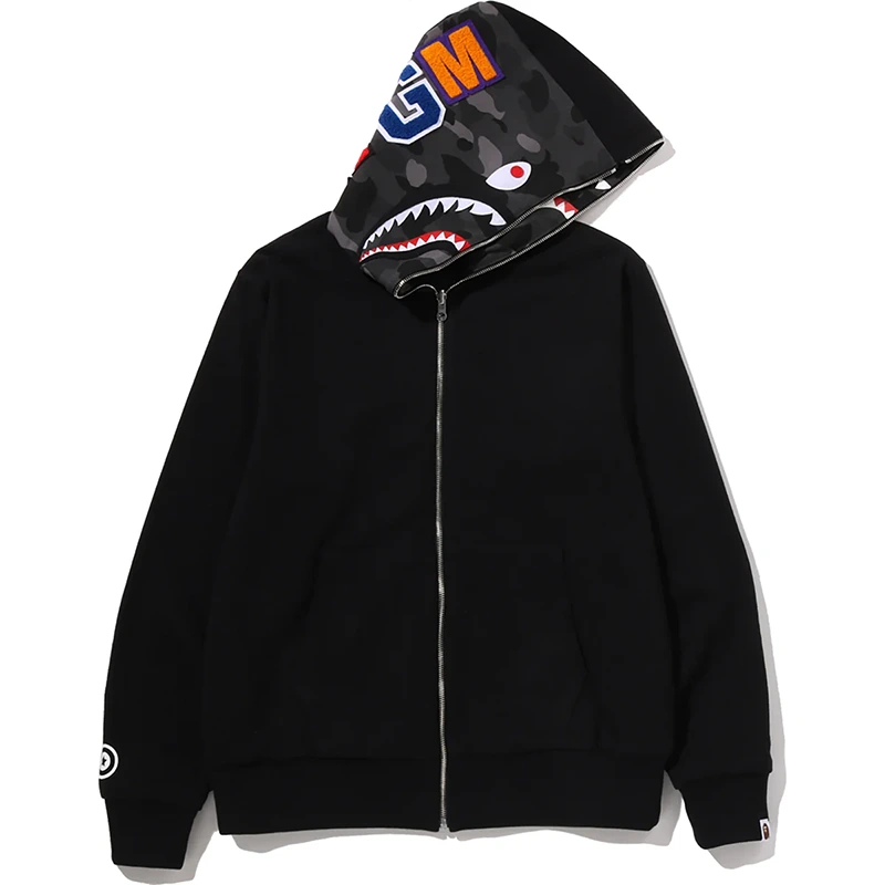 BAPE Color Camo Reversible Shark Full Zip Hoodie 4 BAPE Color Camo Reversible Shark Full Zip Hoodie <p><strong>BAPE Color Camo Reversible Shark Full Zip Hoodie</strong> delivers a versatile zip-front zip hoodie look for casual outfits, travel, quick layering, and relaxed streetwear looks. Its distinctive design offers easy on-and-off wear, flexible layering, and standout casual style, making it a strong choice for personal wardrobes, collections, or gifting.</p>