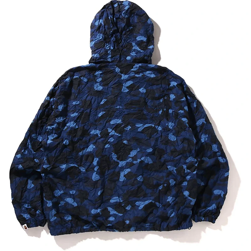 BAPE Crinkle Effect Color Camo Half Zip Hoodie Jacket 1 BAPE Crinkle Effect Color Camo Half Zip Hoodie Jacket <p><strong>BAPE Crinkle Effect Color Camo Half Zip Hoodie Jacket</strong> delivers a streetwear-ready hoodie look for casual outfits, travel, relaxed days, and seasonal layering. Its distinctive design offers comfortable styling, easy layering, and bold everyday appeal, making it a strong choice for personal wardrobes, collections, or gifting.</p>