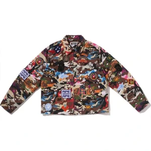 BAPE Hybrid Camo Multi Badge Jacket