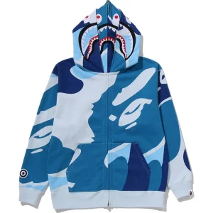 BAPE Mega ABC Camo Double Shark Relaxed Fit Full Zip Hoodie