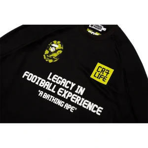 Areena Design <p><strong>BAPE X CR7 Black Life Multi Logo Poly Relaxed Fit Football Jersey</strong> delivers a sport-inspired jersey look for game-day outfits, fan styling, casual wear, and sports-themed events. Its distinctive design offers team-inspired appeal, easy casual pairing, and energetic visual identity, making it a strong choice for personal wardrobes, collections, or gifting.</p> BAPE X CR7 Black Life Multi Logo Poly Relaxed Fit Football Jersey <p><strong>BAPE X CR7 Black Life Multi Logo Poly Relaxed Fit Football Jersey</strong> delivers a sport-inspired jersey look for game-day outfits, fan styling, casual wear, and sports-themed events. Its distinctive design offers team-inspired appeal, easy casual pairing, and energetic visual identity, making it a strong choice for personal wardrobes, collections, or gifting.</p>