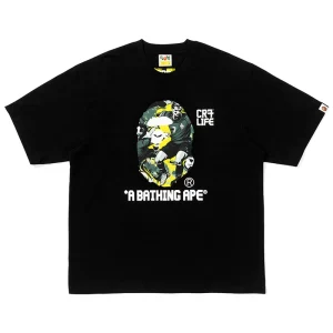 BAPE X CR7 Life Graphic A Bathing Ape Relaxed Fit Tee