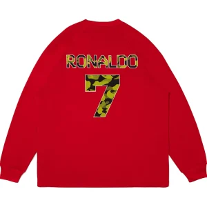 Areena Design <p><strong>BAPE X CR7 Life Multi Logo Poly Relaxed Fit Football Jersey</strong> delivers a sport-inspired jersey look for game-day outfits, fan styling, casual wear, and sports-themed events. Its distinctive design offers team-inspired appeal, easy casual pairing, and energetic visual identity, making it a strong choice for personal wardrobes, collections, or gifting.</p> BAPE X CR7 Life Multi Logo Poly Relaxed Fit Football Jersey <p><strong>BAPE X CR7 Life Multi Logo Poly Relaxed Fit Football Jersey</strong> delivers a sport-inspired jersey look for game-day outfits, fan styling, casual wear, and sports-themed events. Its distinctive design offers team-inspired appeal, easy casual pairing, and energetic visual identity, making it a strong choice for personal wardrobes, collections, or gifting.</p>