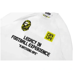 Areena Design <p><strong>BAPE X CR7 White Life Multi Logo Poly Relaxed Fit Football Jersey</strong> delivers a sport-inspired jersey look for game-day outfits, fan styling, casual wear, and sports-themed events. Its distinctive design offers team-inspired appeal, easy casual pairing, and energetic visual identity, making it a strong choice for personal wardrobes, collections, or gifting.</p> BAPE X CR7 White Life Multi Logo Poly Relaxed Fit Football Jersey <p><strong>BAPE X CR7 White Life Multi Logo Poly Relaxed Fit Football Jersey</strong> delivers a sport-inspired jersey look for game-day outfits, fan styling, casual wear, and sports-themed events. Its distinctive design offers team-inspired appeal, easy casual pairing, and energetic visual identity, making it a strong choice for personal wardrobes, collections, or gifting.</p>