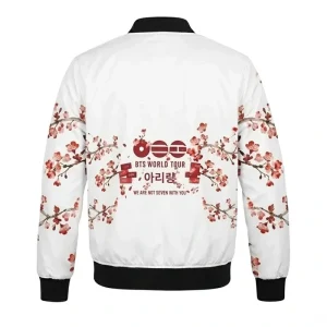 Areena Design <p><strong>BTS Cherry Blossom Bomber Jacket</strong> delivers a statement bomber bomber jacket look for streetwear outfits, casual events, travel, and seasonal layering. Its distinctive design offers strong visual impact, easy outfit pairing, and versatile outerwear styling, making it a strong choice for personal wardrobes, collections, or gifting.</p> BTS Cherry Blossom Bomber Jacket <p><strong>BTS Cherry Blossom Bomber Jacket</strong> delivers a statement bomber bomber jacket look for streetwear outfits, casual events, travel, and seasonal layering. Its distinctive design offers strong visual impact, easy outfit pairing, and versatile outerwear styling, making it a strong choice for personal wardrobes, collections, or gifting.</p>