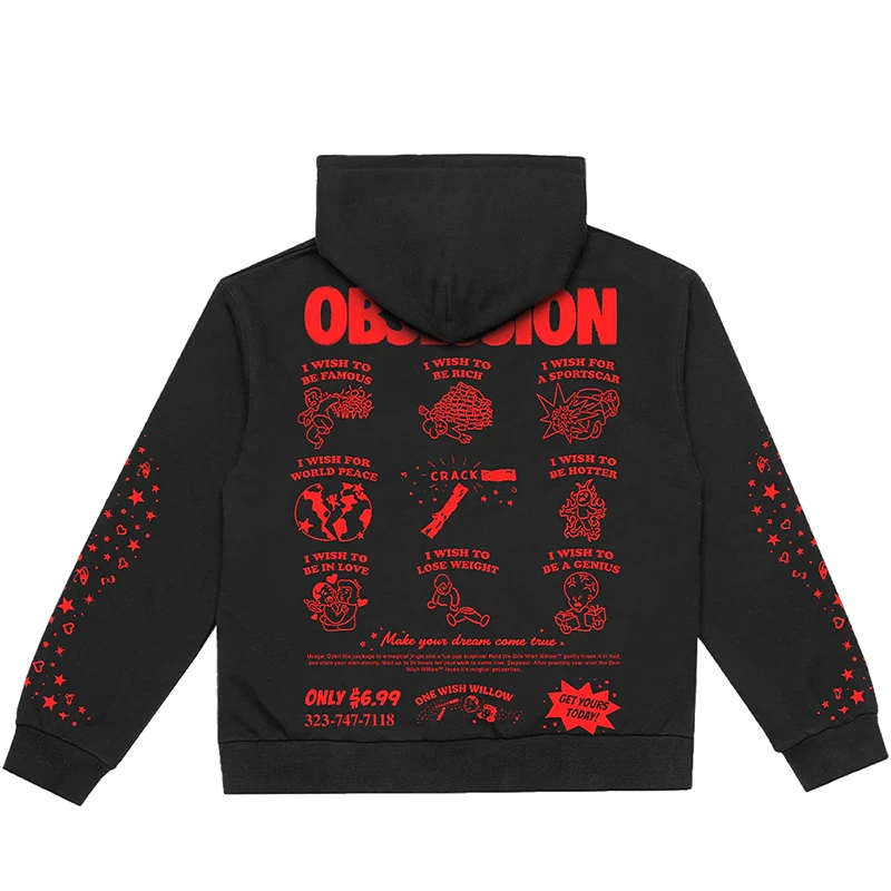 Cinegogue x Obsession One Wish Willow Hoodie 1 Cinegogue x Obsession One Wish Willow Hoodie <p><strong>Cinegogue x Obsession One Wish Willow Hoodie</strong> delivers a streetwear-ready hoodie look for casual outfits, travel, relaxed days, and seasonal layering. Its distinctive design offers comfortable styling, easy layering, and bold everyday appeal, making it a strong choice for personal wardrobes, collections, or gifting.</p>
