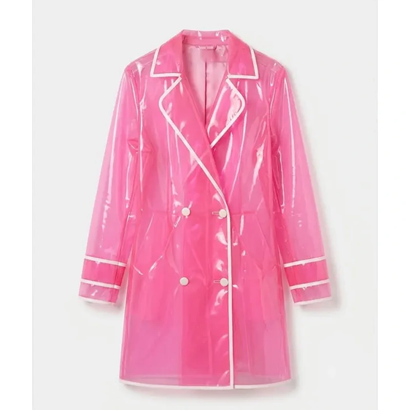Elle Lexi Minetree Pink Transparent Rain Coat Elle Lexi Minetree Pink Transparent Rain Coat <p><strong>Elle Lexi Minetree Pink Transparent Rain Coat</strong> delivers a statement longline coat look for seasonal outfits, travel, events, and layered everyday styling. Its distinctive design offers extended coverage, strong silhouette, and versatile outerwear appeal, making it a strong choice for personal wardrobes, collections, or gifting.</p>