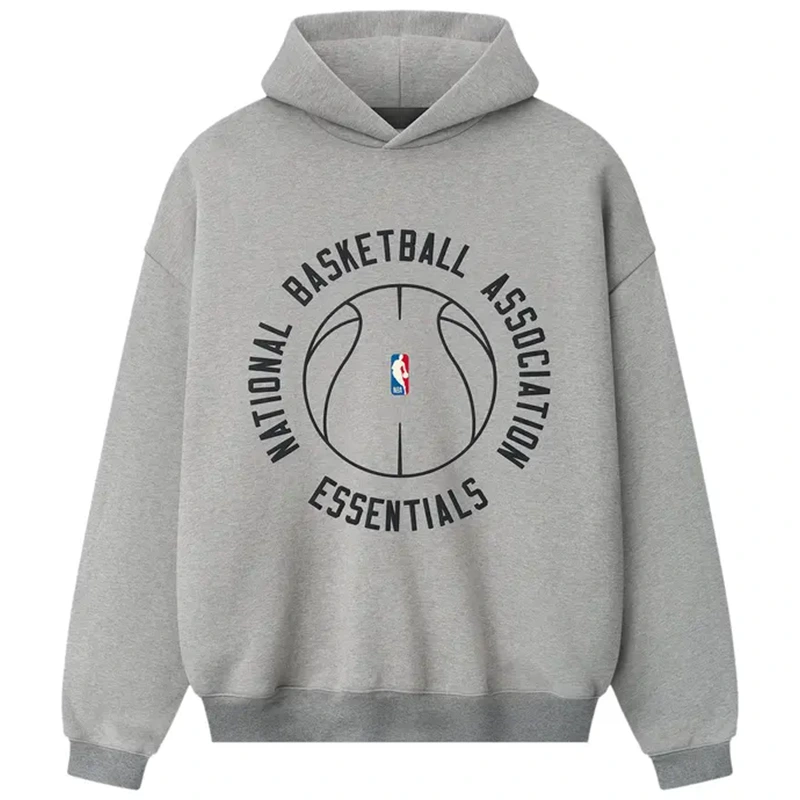 Fear of God Essentials NBA x Barkley Hendricks 90s Concrete Heather Hoodie 1 Fear of God Essentials NBA x Barkley Hendricks 90s Concrete Heather Hoodie <p><strong>Fear of God Essentials NBA x Barkley Hendricks 90s Concrete Heather Hoodie</strong> delivers a streetwear-ready hoodie look for casual outfits, travel, relaxed days, and seasonal layering. Its distinctive design offers comfortable styling, easy layering, and bold everyday appeal, making it a strong choice for personal wardrobes, collections, or gifting.</p>