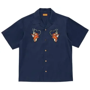 Human Made x Pokémon Made Navy Blue Aloha Shirt