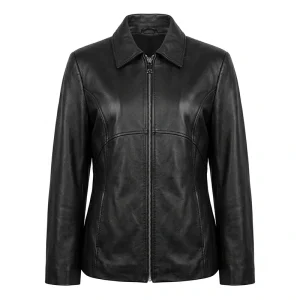 Jacqueline Ferrar Black Leather Jacket