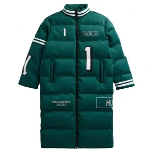 Jalen Hurts Philadelphia Eagles Off Season Long Puffer Coat