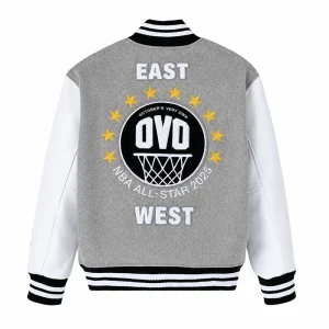 Areena Design <p><strong>NBA All-Star OVO Grey Varsity Jacket</strong> delivers a collegiate-inspired varsity jacket look for streetwear outfits, game-day looks, casual events, and seasonal layering. Its distinctive design offers bold identity, easy layering, and timeless varsity appeal, making it a strong choice for personal wardrobes, collections, or gifting.</p> NBA All-Star OVO Grey Varsity Jacket <p><strong>NBA All-Star OVO Grey Varsity Jacket</strong> delivers a collegiate-inspired varsity jacket look for streetwear outfits, game-day looks, casual events, and seasonal layering. Its distinctive design offers bold identity, easy layering, and timeless varsity appeal, making it a strong choice for personal wardrobes, collections, or gifting.</p>
