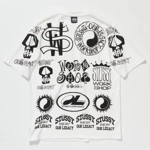 Our Legacy x Stussy Ol Icons Pig. Dyed Tee