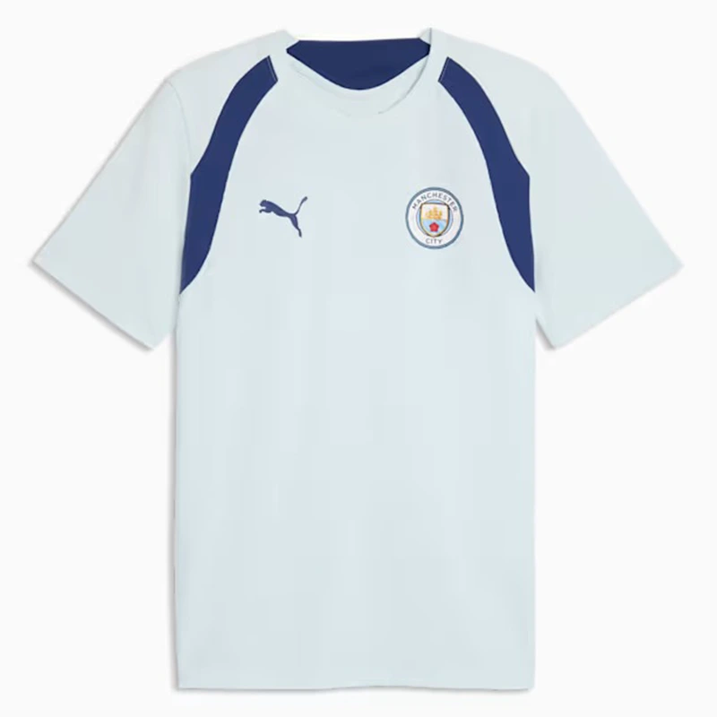 PUMA Manchester City Slim Soccer Training Jersey 1 PUMA Manchester City Slim Soccer Training Jersey <div class="product-short-description"><p>The PUMA Manchester City Slim Soccer Training Jersey delivers a modern training jersey look inspired by football-inspired design and fan-focused style. It stands out with a streamlined slim profile. Ideal for adding recognizable sportswear and streetwear character to your rotation.</p></div>