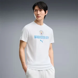 Areena Design <div class="product-short-description"><p>Shop the PUMA Manchester City ftblCulture White Tee, a standout tee shaped by football-inspired design and fan-focused style. Easy to style, it brings a distinctive collaborative edge to casual outfits.</p></div> PUMA Manchester City ftblCulture White Tee <div class="product-short-description"><p>Shop the PUMA Manchester City ftblCulture White Tee, a standout tee shaped by football-inspired design and fan-focused style. Easy to style, it brings a distinctive collaborative edge to casual outfits.</p></div>