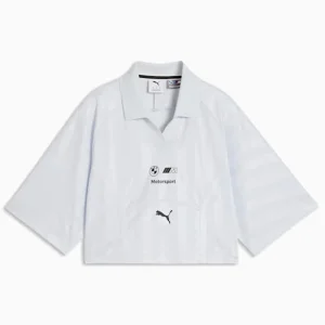 PUMA x BMW M Motorsport Cropped Silver Mist Polo
