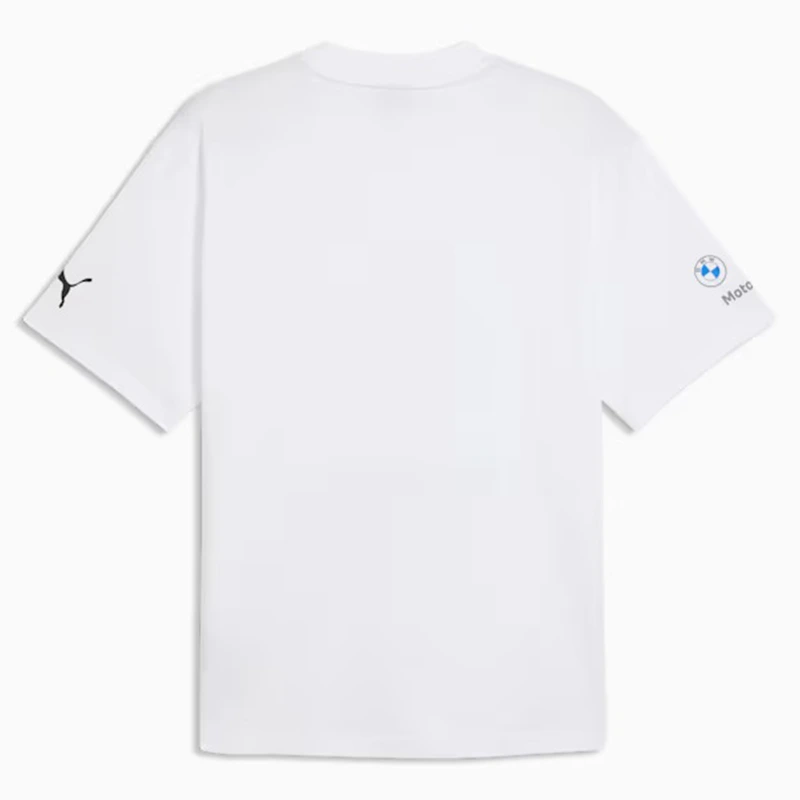 PUMA x BMW M Motorsport Replica Graphic Tee PUMA x BMW M Motorsport Replica Graphic Tee <div class="product-short-description"><p>Refresh your wardrobe with the PUMA x BMW M Motorsport Replica Graphic Tee, a premium tee combining BMW M Motorsport heritage and modern racing style. It stands out with statement graphic details. A strong choice for fans, collectors, and everyday streetwear.</p></div>