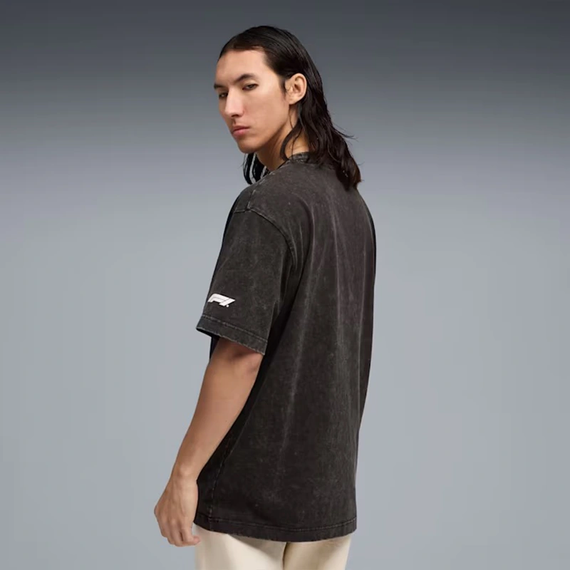 PUMA x F1 Miami Graphic Black Tee 3 PUMA x F1 Miami Graphic Black Tee <div class="product-short-description"><p>Elevate your collection with the PUMA x F1 Miami Graphic Black Tee, a versatile tee featuring Formula 1 energy and race-weekend style. It stands out with statement graphic details. Designed for statement dressing, fan wear, and casual layering.</p></div>