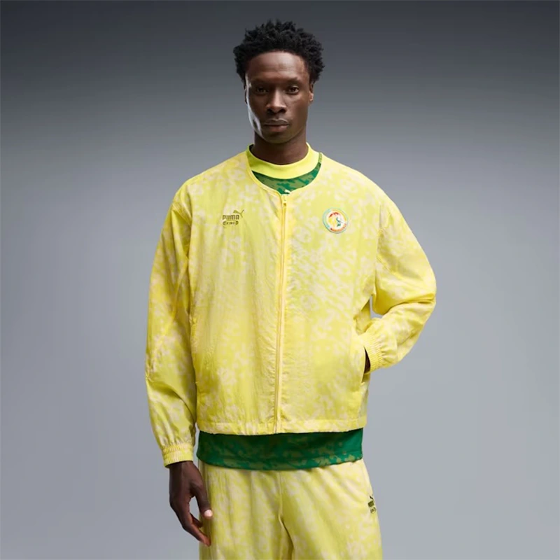 PUMA x SENEGAL x SALEHE BEMBURY KING Track Jacket 6 PUMA x SENEGAL x SALEHE BEMBURY KING Track Jacket <p><strong>PUMA x SENEGAL x SALEHE BEMBURY KING Track Jacket</strong> delivers a sport-inspired track jacket look for athleisure outfits, travel, casual styling, and active everyday looks. Its distinctive design offers easy layering, sporty visual appeal, and versatile outfit pairing, making it a strong choice for personal wardrobes, collections, or gifting.</p>