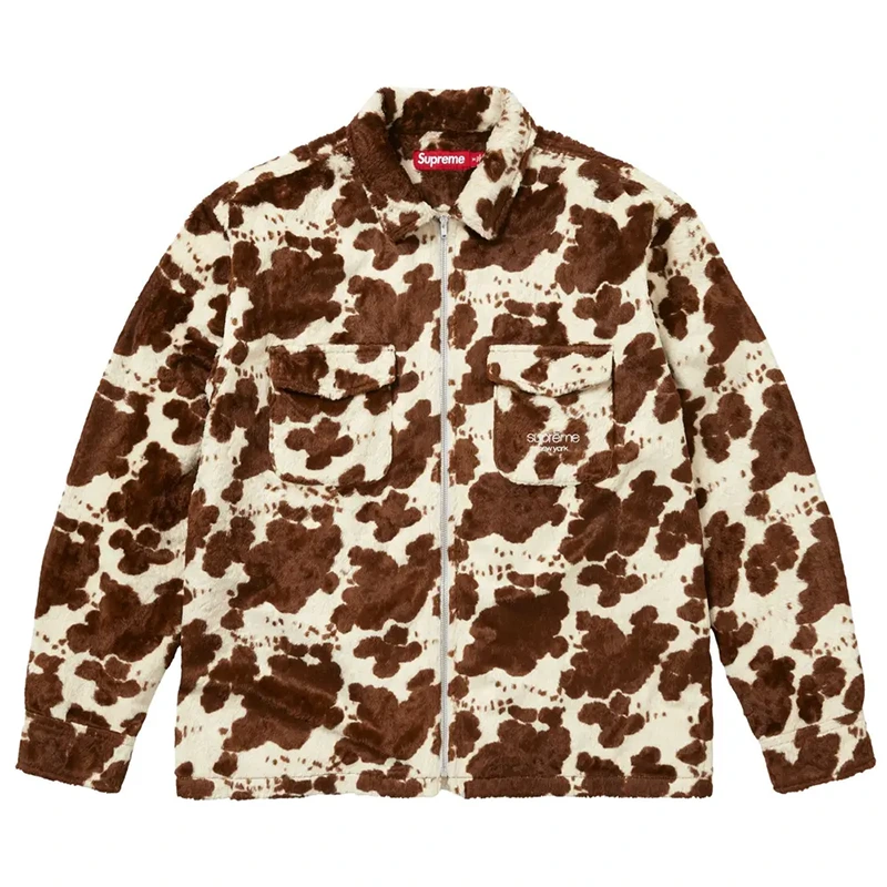 Supreme Faux Fur Cow Zip Up Shirt Supreme Faux Fur Cow Zip Up Shirt <p><strong>Supreme Faux Fur Cow Zip Up Shirt</strong> delivers a versatile shirt look for casual outfits, smart-casual looks, travel, and everyday styling. Its distinctive design offers easy outfit coordination, flexible wear, and distinctive visual appeal, making it a strong choice for personal wardrobes, collections, or gifting.</p>
