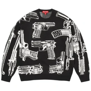 Supreme Guns Black Sweater