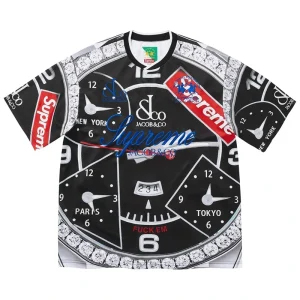 Supreme x La Martina x Jacob & Co Black Jersey