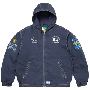 Supreme x La Martina x Jacob & Co Lightweight Navy Hooded Jacket