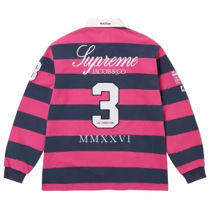 Areena Design <p><strong>Supreme x La Martina x Jacob & Co Stripe Rugby</strong> delivers a sport-inspired rugby shirt look for casual outfits, collegiate styling, travel, and relaxed weekend wear. Its distinctive design offers distinctive sporty character, versatile pairing, and timeless casual appeal, making it a strong choice for personal wardrobes, collections, or gifting.</p> Supreme x La Martina x Jacob & Co Stripe Rugby <p><strong>Supreme x La Martina x Jacob & Co Stripe Rugby</strong> delivers a sport-inspired rugby shirt look for casual outfits, collegiate styling, travel, and relaxed weekend wear. Its distinctive design offers distinctive sporty character, versatile pairing, and timeless casual appeal, making it a strong choice for personal wardrobes, collections, or gifting.</p>