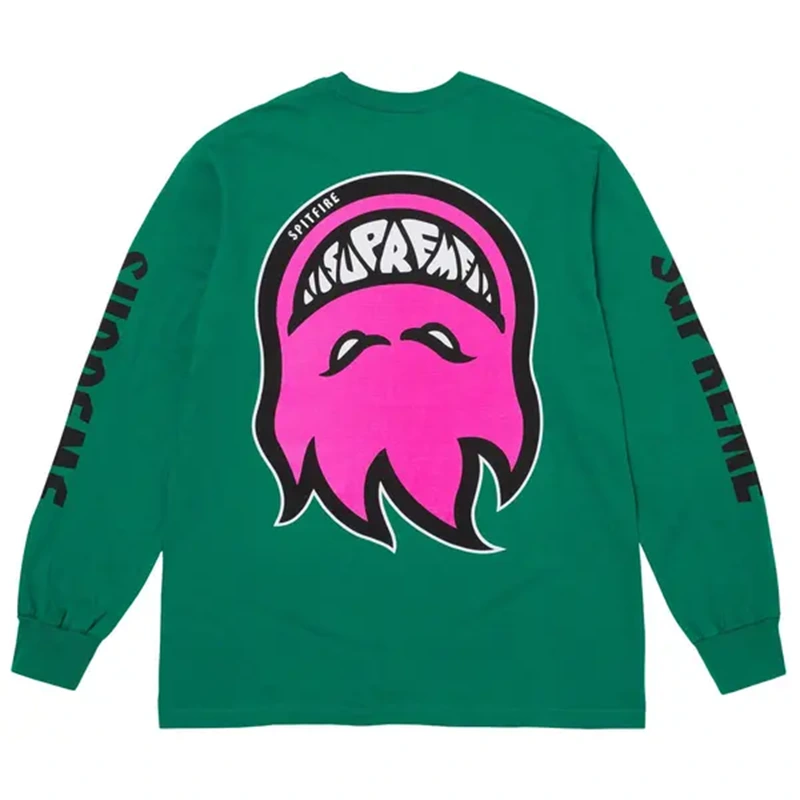 Supreme x Spitfire Long-Sleeve Light Pine Tee 1 Supreme x Spitfire Long-Sleeve Light Pine Tee <p><strong>Supreme x Spitfire Long-Sleeve Light Pine Tee</strong> delivers a casual long-sleeve long-sleeve t-shirt look for streetwear outfits, relaxed days, travel, and transitional layering. Its distinctive design offers added coverage, easy pairing, and versatile casual styling, making it a strong choice for personal wardrobes, collections, or gifting.</p>