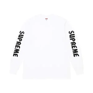 Supreme x Spitfire Long-Sleeve White Tee