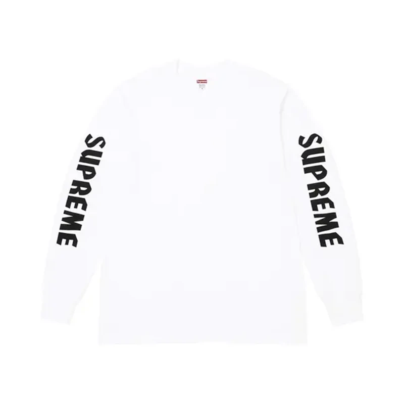 Supreme x Spitfire Long-Sleeve White Tee Supreme x Spitfire Long-Sleeve White Tee <p><strong>Supreme x Spitfire Long-Sleeve White Tee</strong> delivers a casual long-sleeve long-sleeve t-shirt look for streetwear outfits, relaxed days, travel, and transitional layering. Its distinctive design offers added coverage, easy pairing, and versatile casual styling, making it a strong choice for personal wardrobes, collections, or gifting.</p>