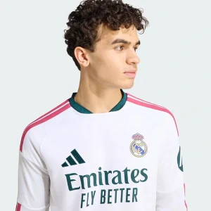 Areena Design <p>Show your team pride with the <strong>Adidas Real Madrid 26/27 Long Sleeve Home Jersey Men's</strong>, a standout fan jersey for match days, watch parties, sports collections, and everyday supporter style. Long sleeves add extra coverage for cooler match days.</p> Adidas Real Madrid 26/27 Long Sleeve Home Jersey Men's <p>Show your team pride with the <strong>Adidas Real Madrid 26/27 Long Sleeve Home Jersey Men's</strong>, a standout fan jersey for match days, watch parties, sports collections, and everyday supporter style. Long sleeves add extra coverage for cooler match days.</p>